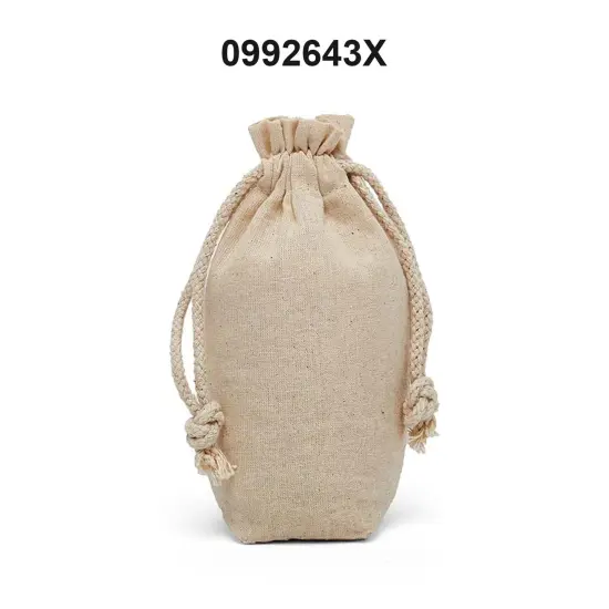 Cotton Muslin Gift Bags 7 1/2" x 4 3/4" x 3" {3}