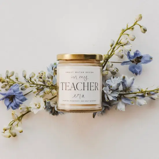 IN MY TEACHER ERA SOY CANDLE {5}