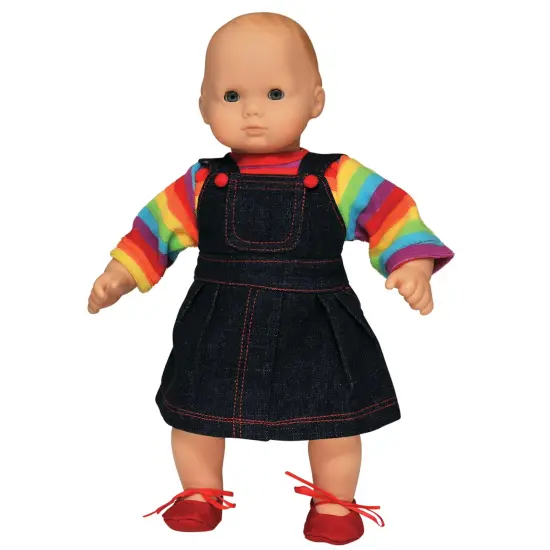 The Queen's Treasures 15 Inch Doll Clothes Rainbow Tee Shirt and Skirt {2}