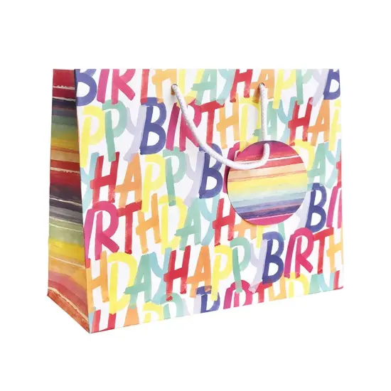 Patterned Gift Bags 10" X 5" X 12 1/2" Gift Wrapping & Party Favors {1}