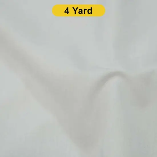 Polyester Cotton Broadcloth Fabric 60" Wide Multiple Colors White {1}
