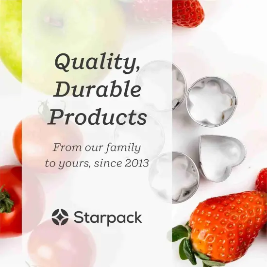 5 Piece Mini Vegetable & Cookie Cutter Set for Kids {2}