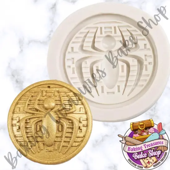 Spider Enblem Silicone Mold {1}