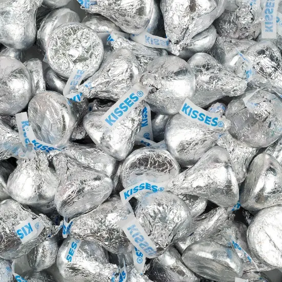 85 Pcs Black Graduation Candy Hershey's Kisses Milk Chocolate Class of 2025 (13.6oz, Approx. 85 Pcs)- By Just Candy {3}