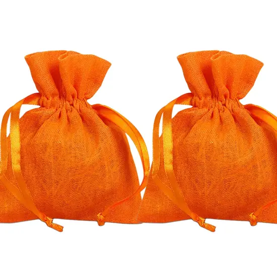 4" x 5" Muslin Favor Bags Natural and Colored {6}