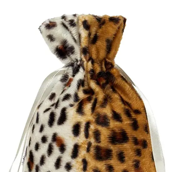 Stylish Animal Print Faux Fur Bags 4" x 6" {4}