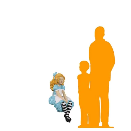 Alice Sitting Statue {2}