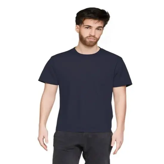 Gildan&reg; Softstyle Lightweight Crewneck Short Sleeve T-Shirt Navy {1}