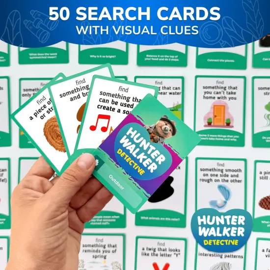Outdoor Game Scavenger Hunt 50 Cards for Kids {2}