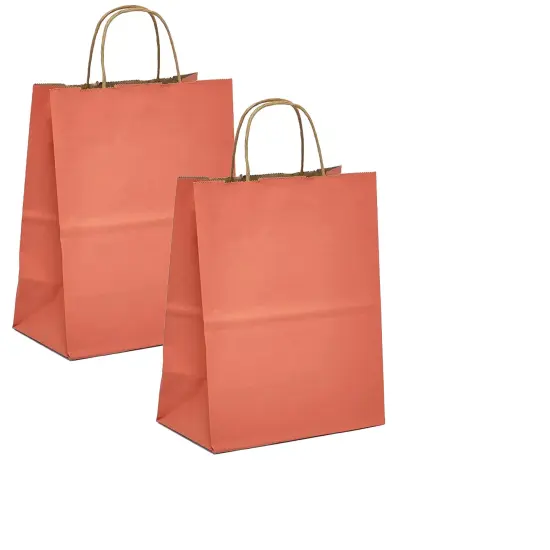 Petite Kraft Tinted Shopping Bag 5.5" x 3.25" x 13" {2}
