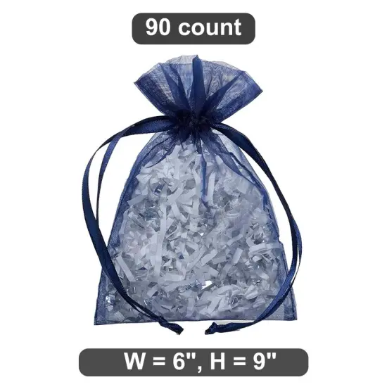 Charming 6&rdquo; x 9&rdquo; Organza Bags Elegant Gift Holders {1}