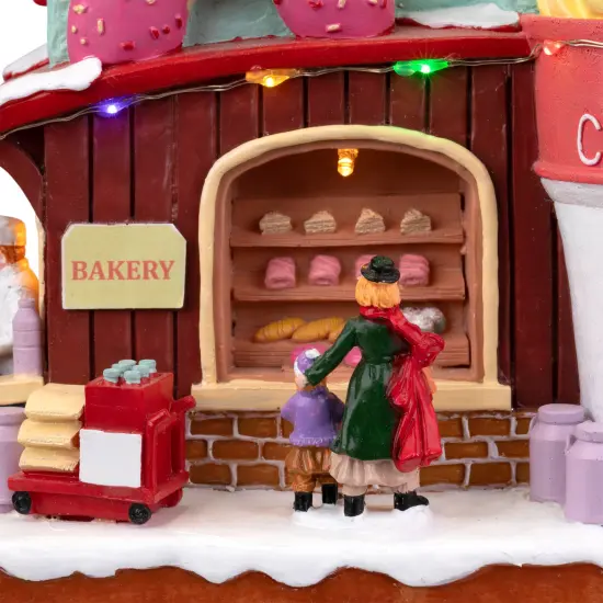 Northlight LED Lighted and Musical Christmas Village Bakery - 8.75" Multi {6}
