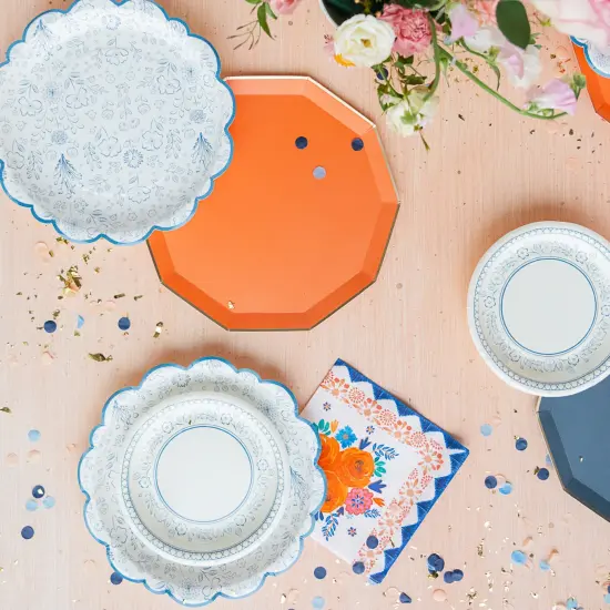 SUNKISSED ORANGE SIGNATURE LARGE PLATES {4}