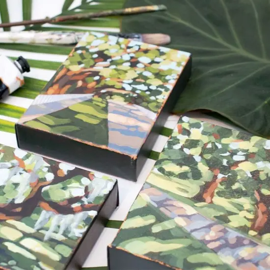 Da Vinci Pro Medium Textured Gesso Panel - 1-5/8" Depth Wood Panels for Painting {4}