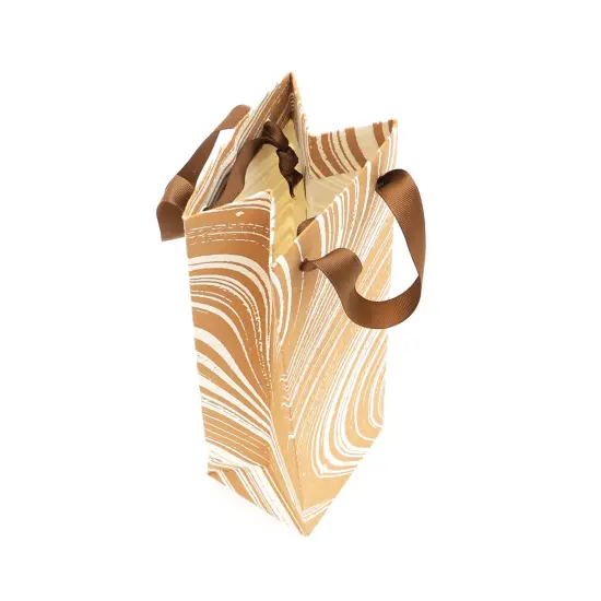 Wine Gift Bags - Set of 5, 14 X 4.5 Inch Brown {3}