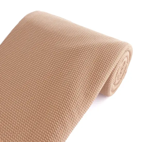 Solid 4 way Stretch Liverpool Bullet Fabric Tan {2}