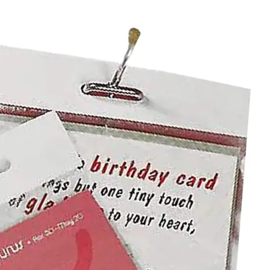 Heavy Duty Lip & Tape Cello Bags with Header 5" x 7" 1.2 mil {5}