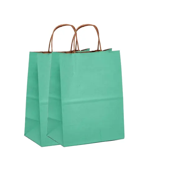Convenient Kraft Shopping Bag 5.5" x 3.25" x 8.375" {5}
