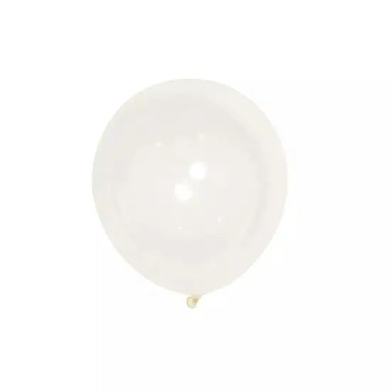 25 pcs CLEAR 12" Metallic Latex Balloons Wedding PARTY DECORATIONS Supplies {1}