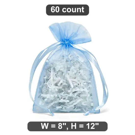 Organza Bags 8&rdquo; x 12&rdquo; for Elegant Event Packaging {1}