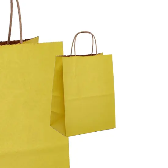 Reliable Kraft Tinted Shopping Bag 8" x 5" x 10.25" {5}