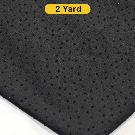 Diamond Glimmer Knit Fabric 56" Wide Metallic Glitter Spandex 2 Way Stretch Black {1}