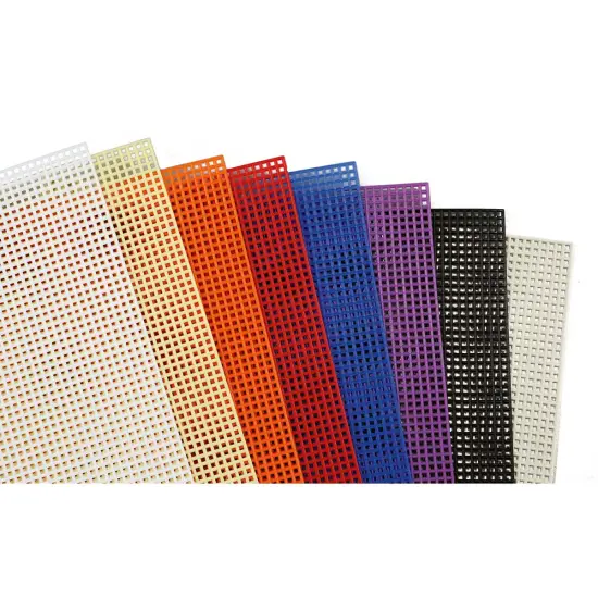 Herrschners7 Mesh Plastic Canvas Assorted Color Pack Multi {1}