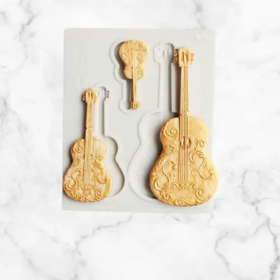 Guitar Shape Silicone Molds {4}