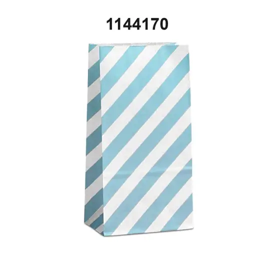 Diagonal Stripe SOS Bags 3 5/8'' x 2 1/4'' x 7'' {3}