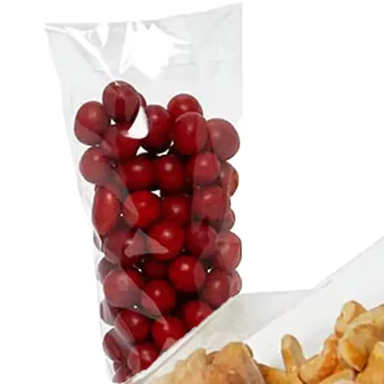 Self-Sealing 6 1/2'' x 6 1/2'' Lip & Tape Poly Bags 1.2 Mil {5}