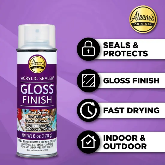 Aleene''s Acrylic Spray Sealer Gloss Finish 6 oz. 3 Pack {3}
