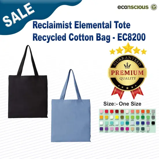 Econscious&reg; Reclaimist Elemental Tote Recycled Cotton Bag {2}