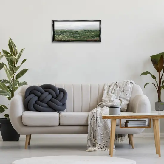 Stupell Industries Dotted Rural Meadow Scene Floating Frame By Hannah Dawson {8}