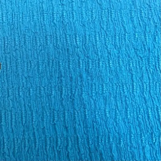 Bubble Jersey Crepe Fabric 95% Polyester 5% Spandex, Heavyweight Stretch 59" Wide ROYAL {1}