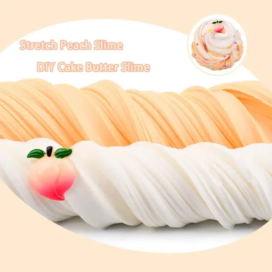 12 Pack Butter Slime Kit with Sprinklers and Charms {2}