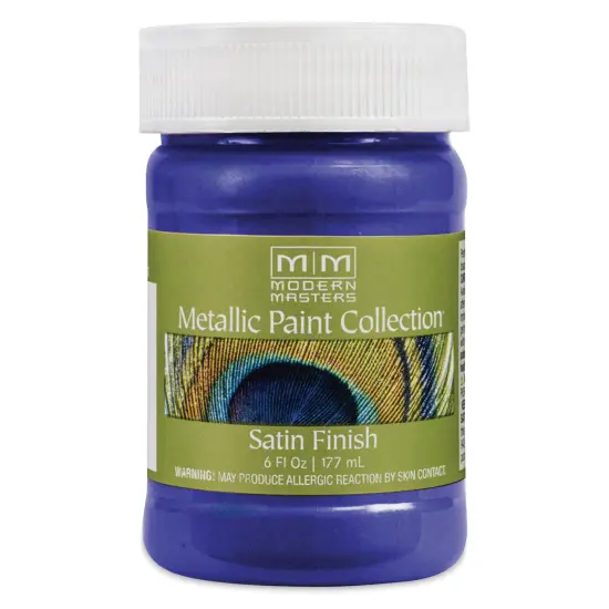 Modern Masters Metallic Paint - Venetian Blue, 177 ml jar {1}