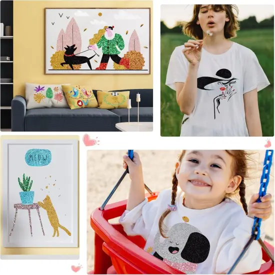 Confetti Glitter HTV Heat Transfer Vinyl Roll - Confetti {5}