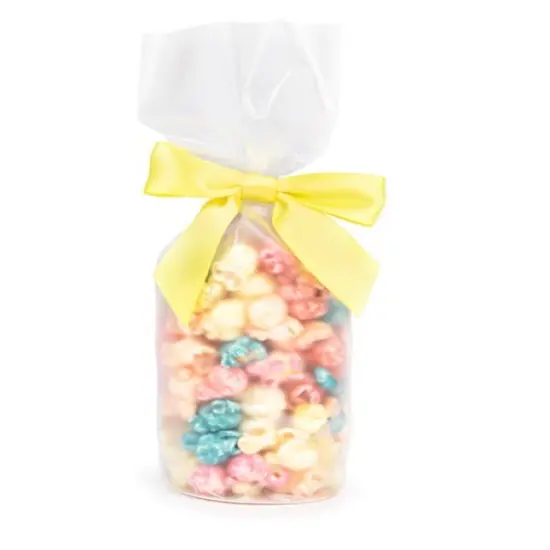 Frosted Round Bottom Gusset Bags w/ Paper Base 2 3/4" x 10" 50 pack RPBGF2 {1}