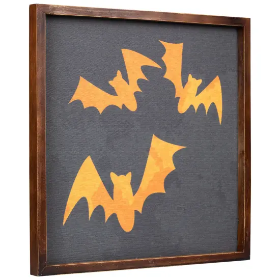 Northlight Halloween Bat Silhouettes Wall Hanging Decoration - 15.75" Black {4}