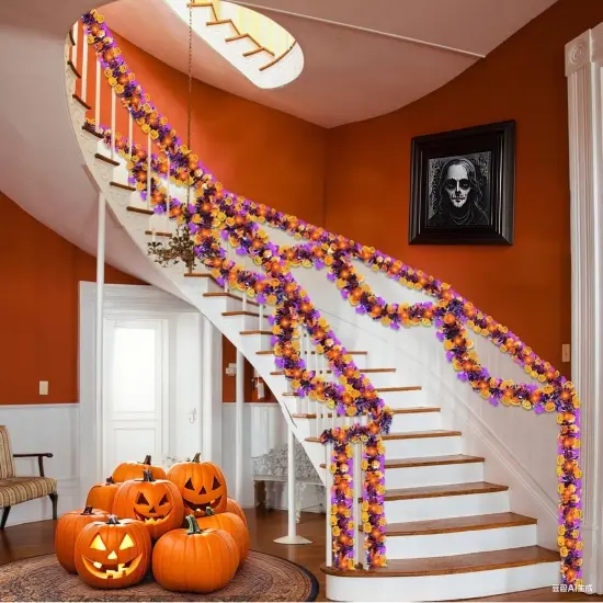 50 Ft Halloween Tinsel Garlands {2}