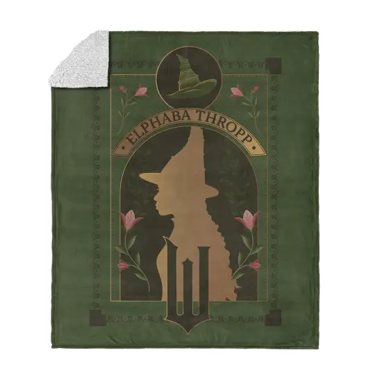 Universal Wicked Silk Touch Sherpa Throw Blanket Destined to Fly {9}