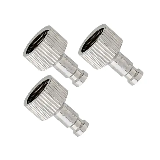 Quick Connect Fittings 1/8" Male Coupler Airbrush Adapter (3 Pack) - Universal Airbrush Connector Quick Disconnect System for Air Hose {1}