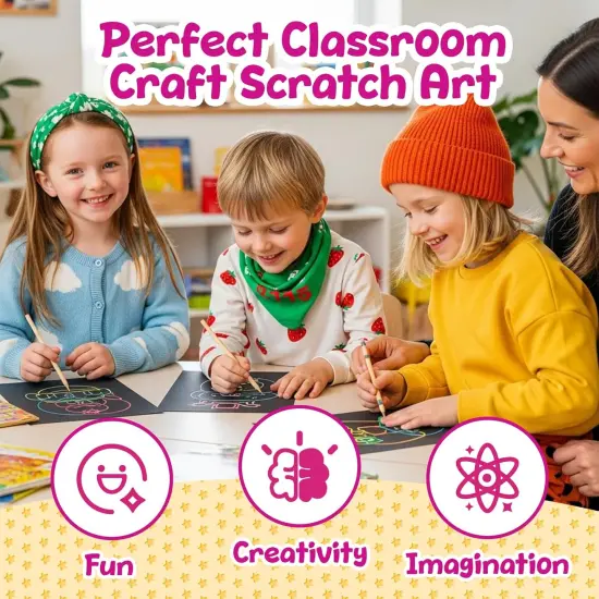 Party Favors for Kids 4-8, Scratch Art {4}