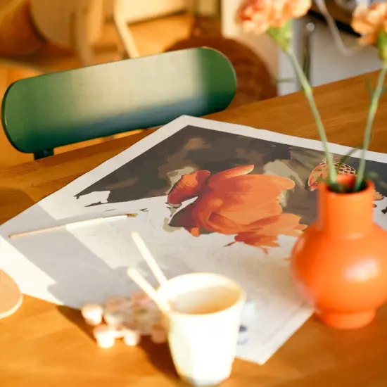 Peach Butterfly in the Summer {3}