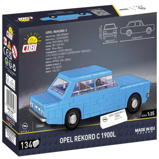 COBI Historical Collection Opel Rekord C 1900L Vehicle {3}