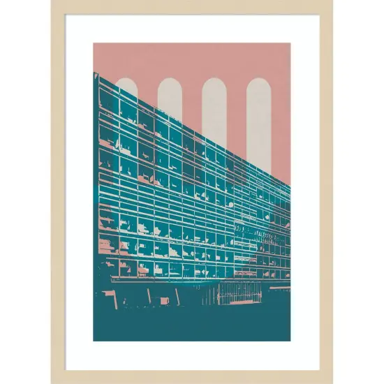 Architecture V by Gary William Wood Framed Wall Art Print {1}