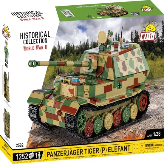 COBI Historical Collection WWII Panzerjager Tiger (P) Elefant Tank {2}