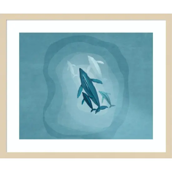 Print By Bohonewart 10 by Emel Tunaboylu Wood Framed Wall Art Print {1}