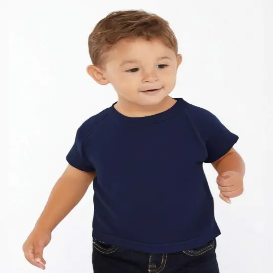 Rabbit Skins&reg; Soft Infant Cotton Jersey Tee - 3401 Light Blue {7}