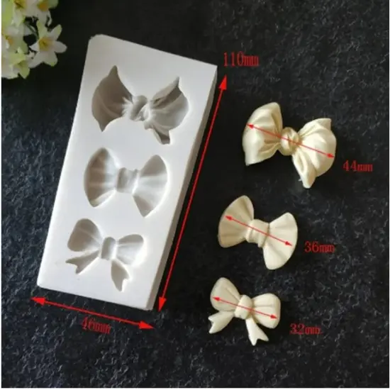 Perfect Puff Bow Trio Silicone Mold {3}